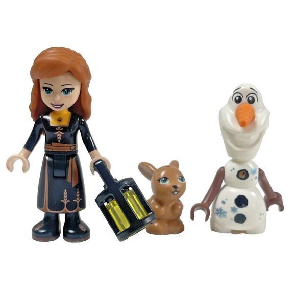 LEGO Disney Frozen II Enchanted Treehouse Set 41164 Mini Fig x3 Anna Olaf Bunny - Picture 1 of 7
